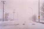 canada - qu�bec - Circuler en hiver c est parfois sportif