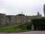canada - qu�bec - Qu&eacute;bec : une partie des remparts de la ville qui ceinturent la vieille ville