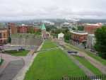 canada - qu�bec - Qu&eacute;bec : vue sur les remparts