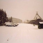 Parking sous la neige au Canada