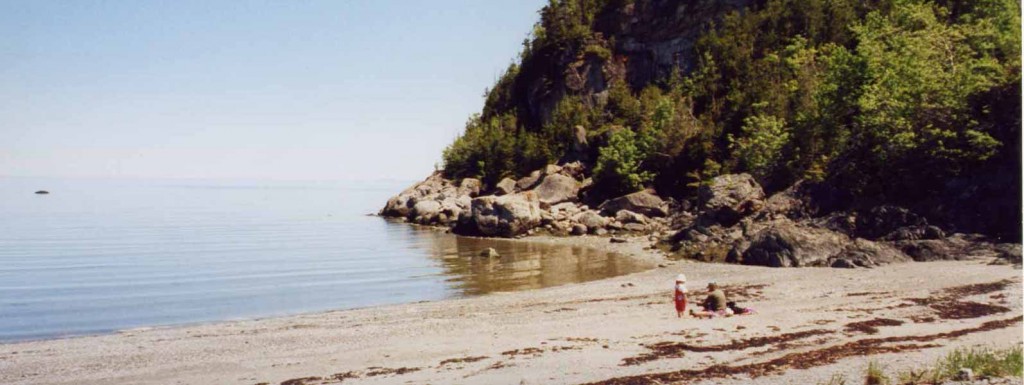 Une plage parc du Bic