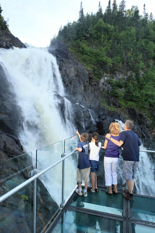 Belvedere de verre de Val Jalbert