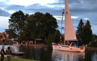 Parade de bateaux au Festival Nautique de Saint-Paul-de-l’ile-aux-Noix