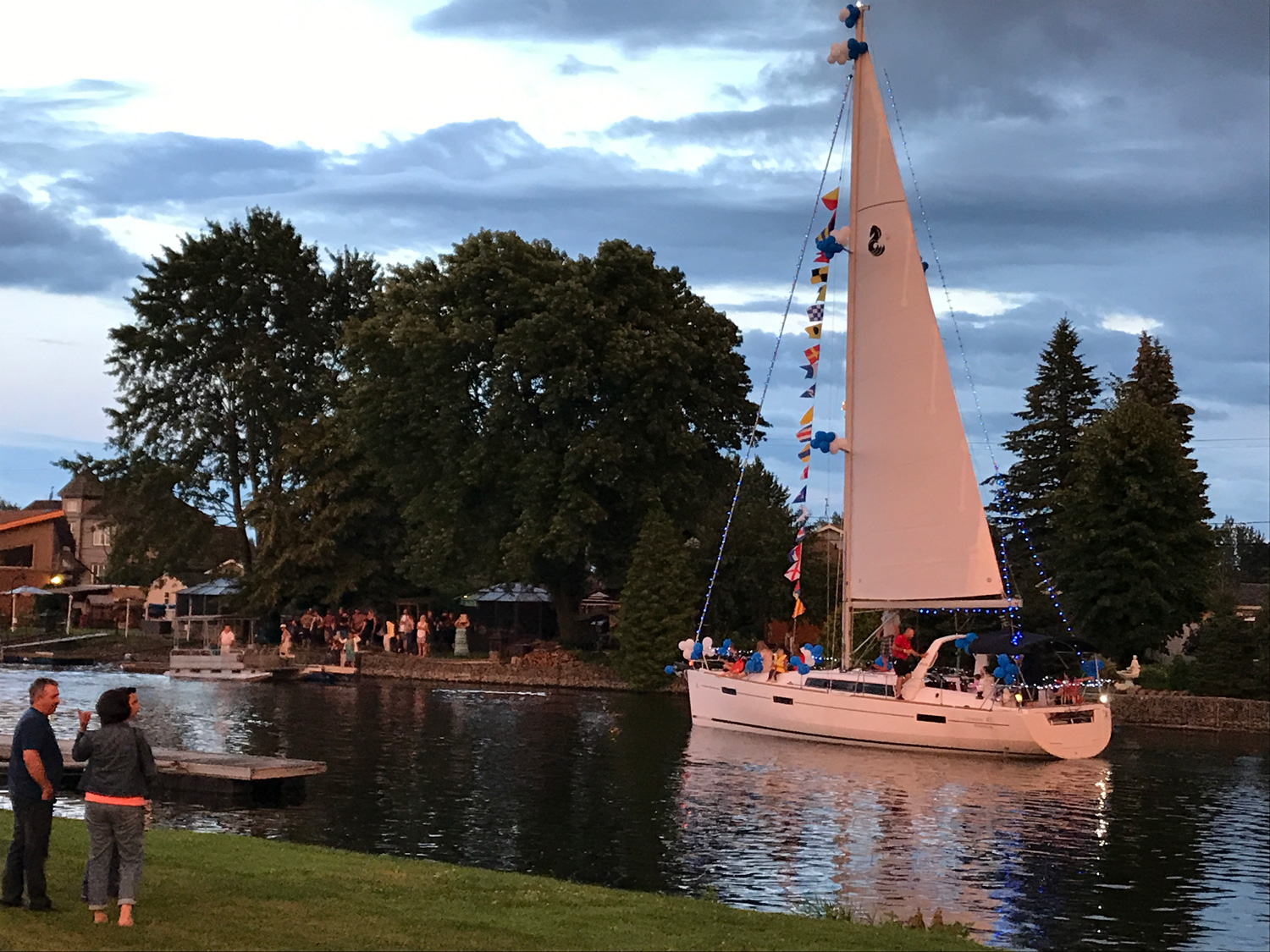 Parade de bateaux au Festival Nautique de Saint-Paul-de-l’ile-aux-Noix